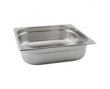 Genware Stainless Steel Gastronorm 2-3 100mm Deep