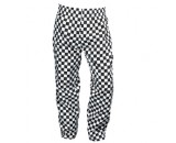 Genware Chef Baggies Large Check Trousers Black Check XS 26"-28" Waist