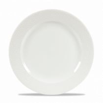 Churchill Isla Footed Plate White 26.1cm-10.25"