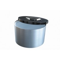Berties Ice Bucket Round Brushed Aluminium effect 10L