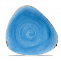 Churchill Stonecast Triangle Plate Cornflower Blue 26.5cm-10.4"