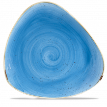 Churchill Stonecast Triangle Plate Cornflower Blue 31.1cm-12.2"