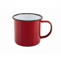 Berties Enamel Mug Red 36cl-12.5oz