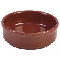 Genware Terracotta Round Tapas Dish 10cm