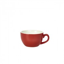 Genware Bowl Shaped Cup Red 25cl-8.75oz