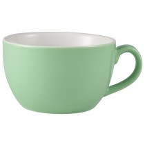 Genware Bowl Shaped Cup Green 25cl-8.75oz