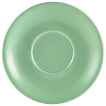 Genware Saucer Green 16cm-6.3"