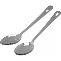 Genware Perforated Serving Spoon 300mm