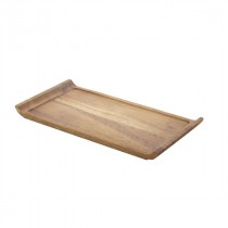 Genware Acacia Wood Serving Platter 33x17.5x2cm